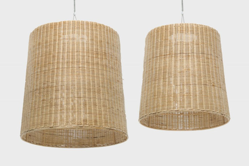 Bell Cane Pendant Light Shade