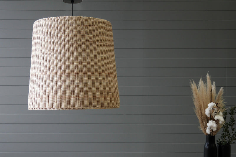 Bell Cane Pendant Light Shade