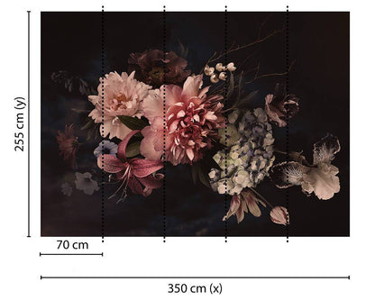 Blossom Living Walls - Blossom 1  - Custom Sized Wallpaper Mural (per m2)