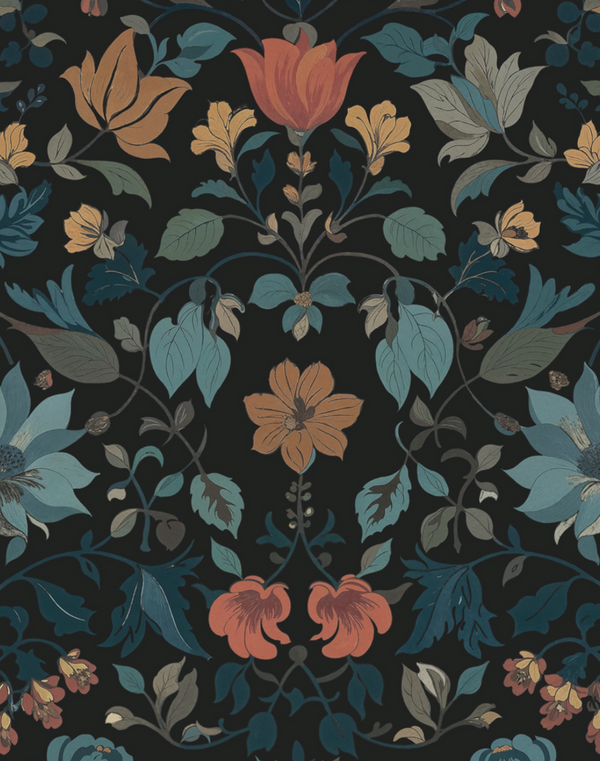 Sample - Bocage Wallpaper - Midnight