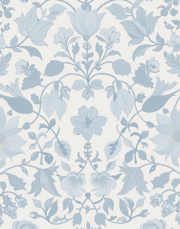 Sample - Bocage Wallpaper - Porcelain