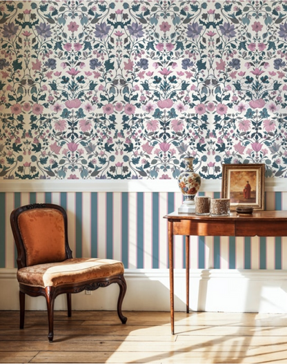 Bocage Wallpaper - Teal