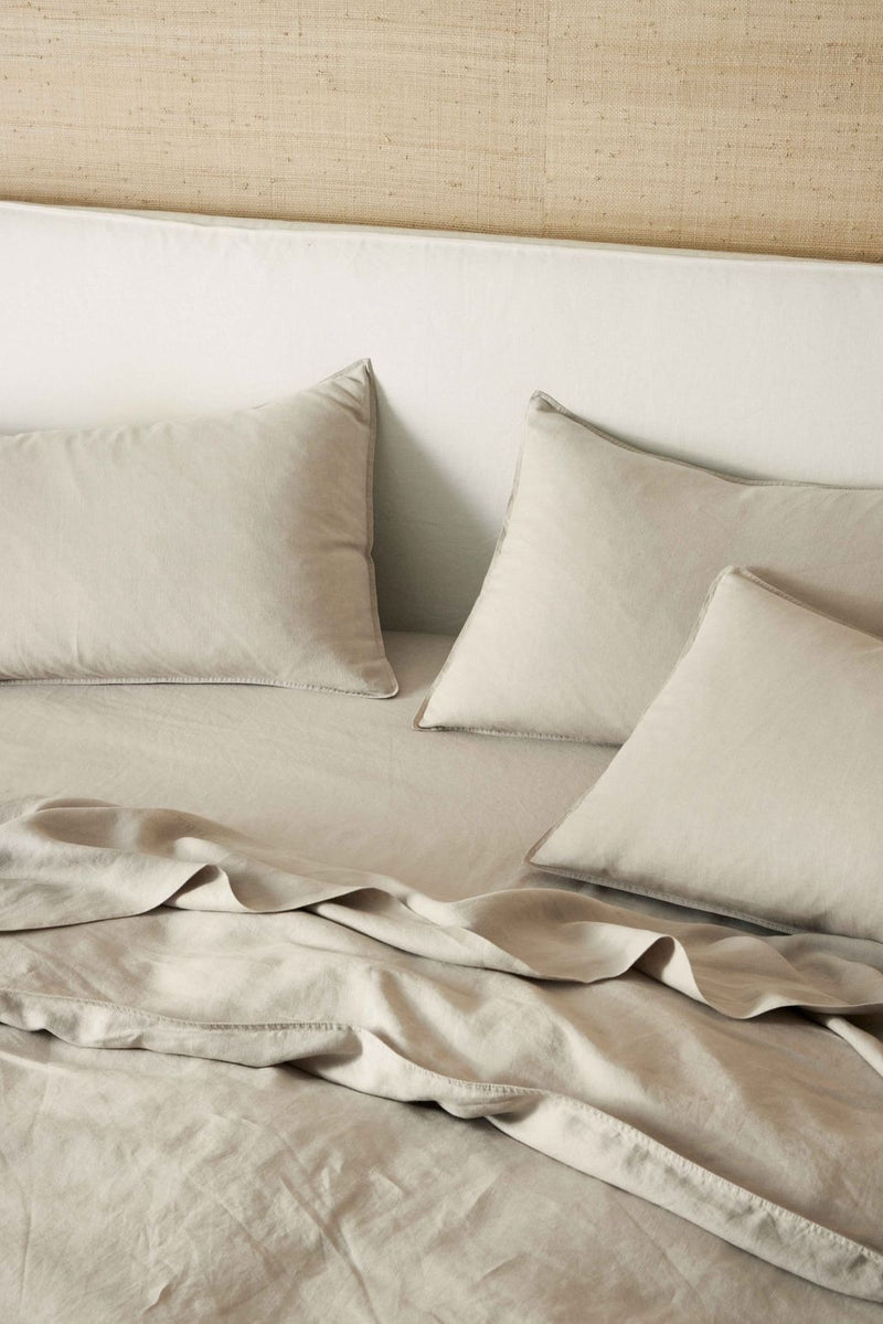 Ravello Linen Bed Sheet - Flat
