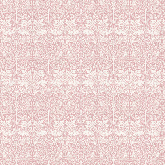 Brer Rabbit by Morris Wallpaper - Blush
