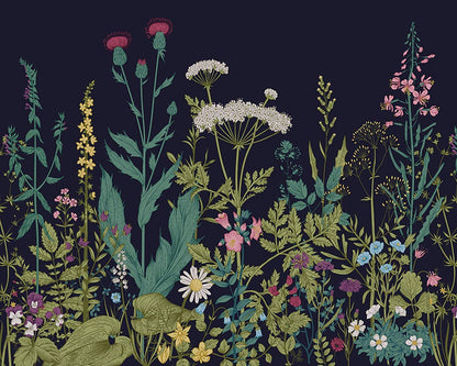 Botanical Fleur Mural Wallpaper - 4 colours