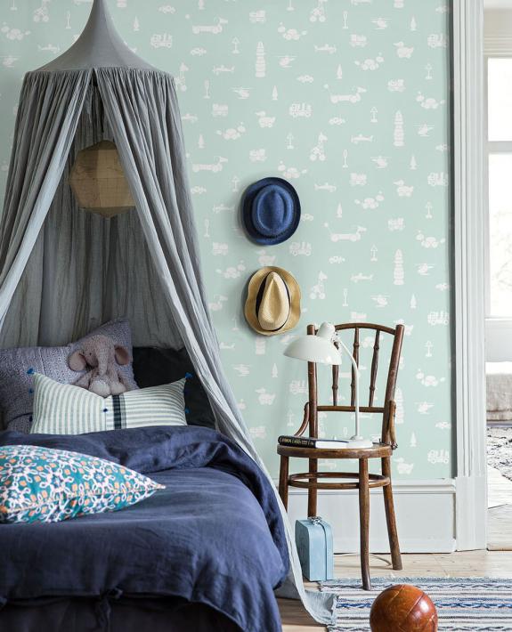 Sample - Brio Icons Wallpaper - LAST ROLL