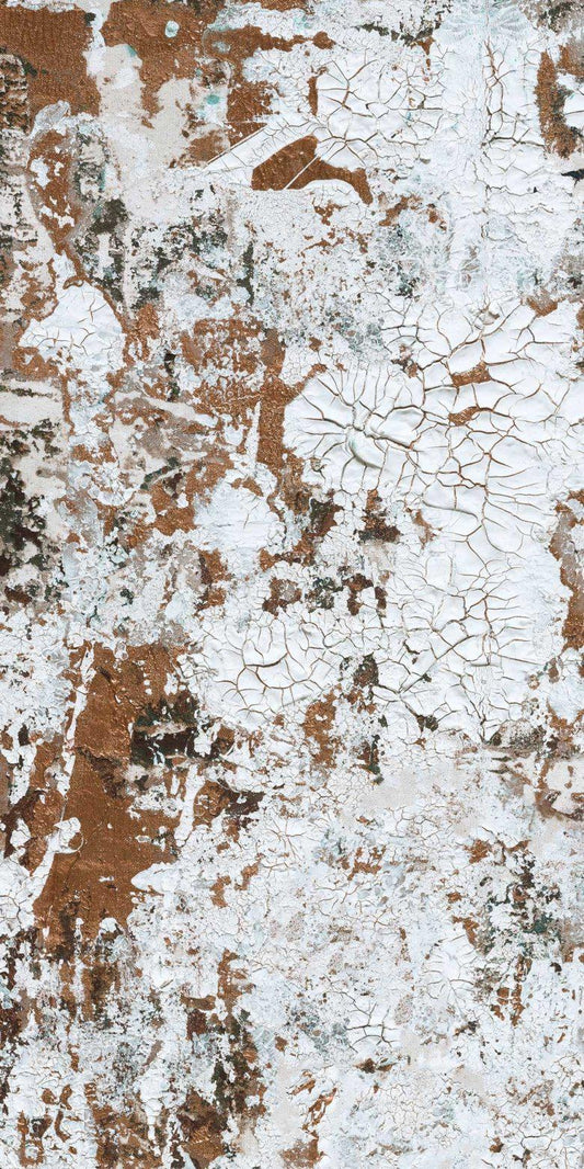 Safari Shabby Chic Wallpaper Mural - Bronze