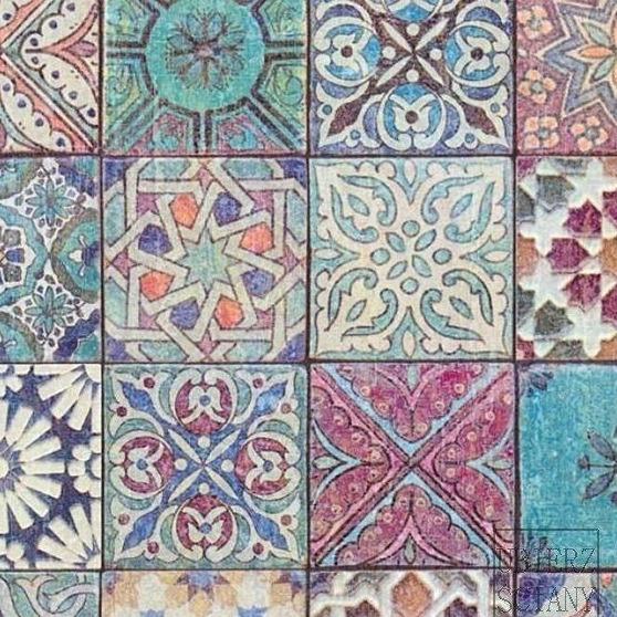Bude Tile Wallpaper - Multi