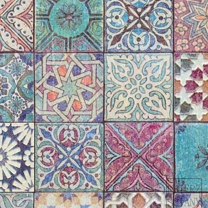 Bude Tile Wallpaper - Multi