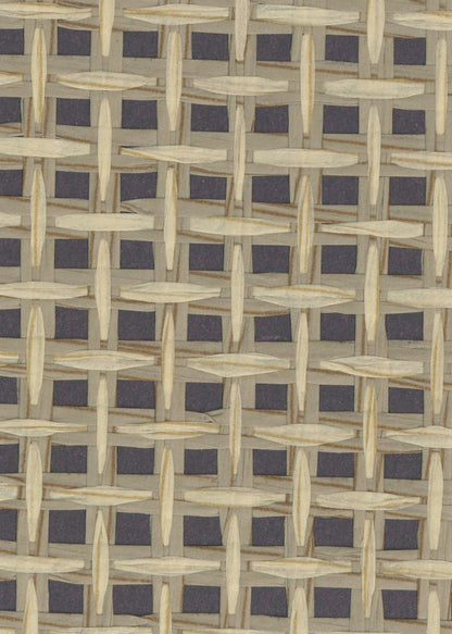 Basket Weave Grass cloth Wallpaper - Buff & Brown
