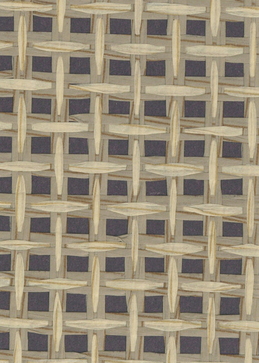 Basket Weave Grass cloth Wallpaper - Buff & Brown