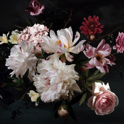 Bunch of Flowers Mural - Custom Sized Wallpaper Mural (per m2)