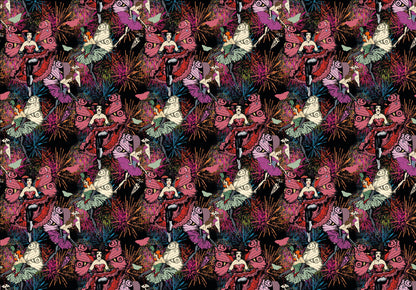 Burlesque Baby - Custom Sized Wallpaper Mural (per m2)