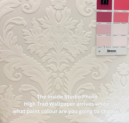 High Tradition Wallpaper - Anaglypta - Paintable