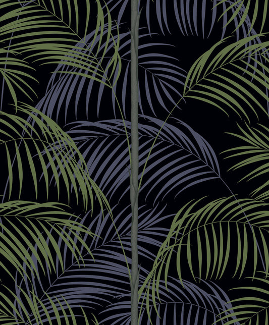 Le Tout Paris Wallpaper - Blue Green