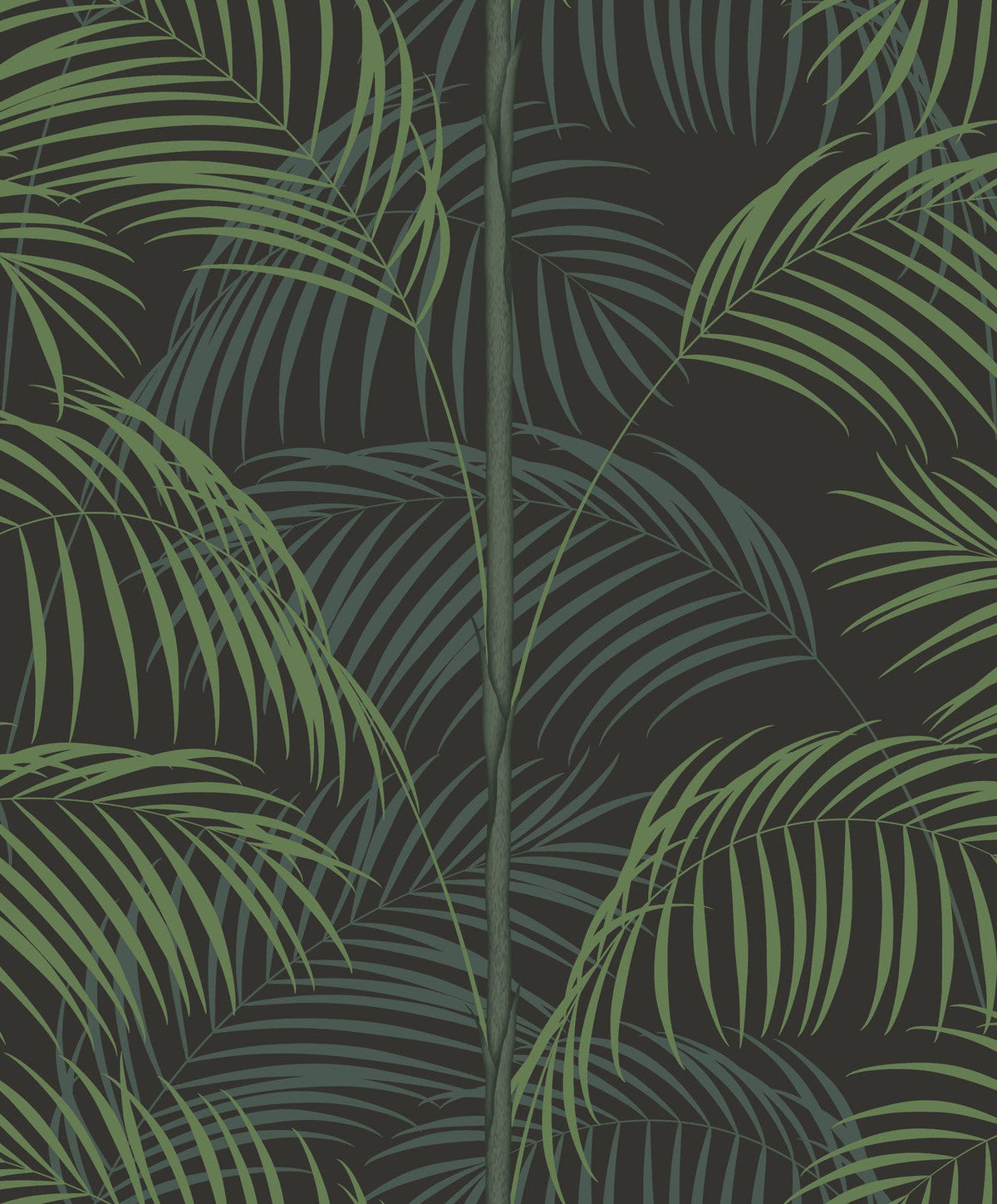 Sample - Le Tout Paris Wallpaper - Black Green