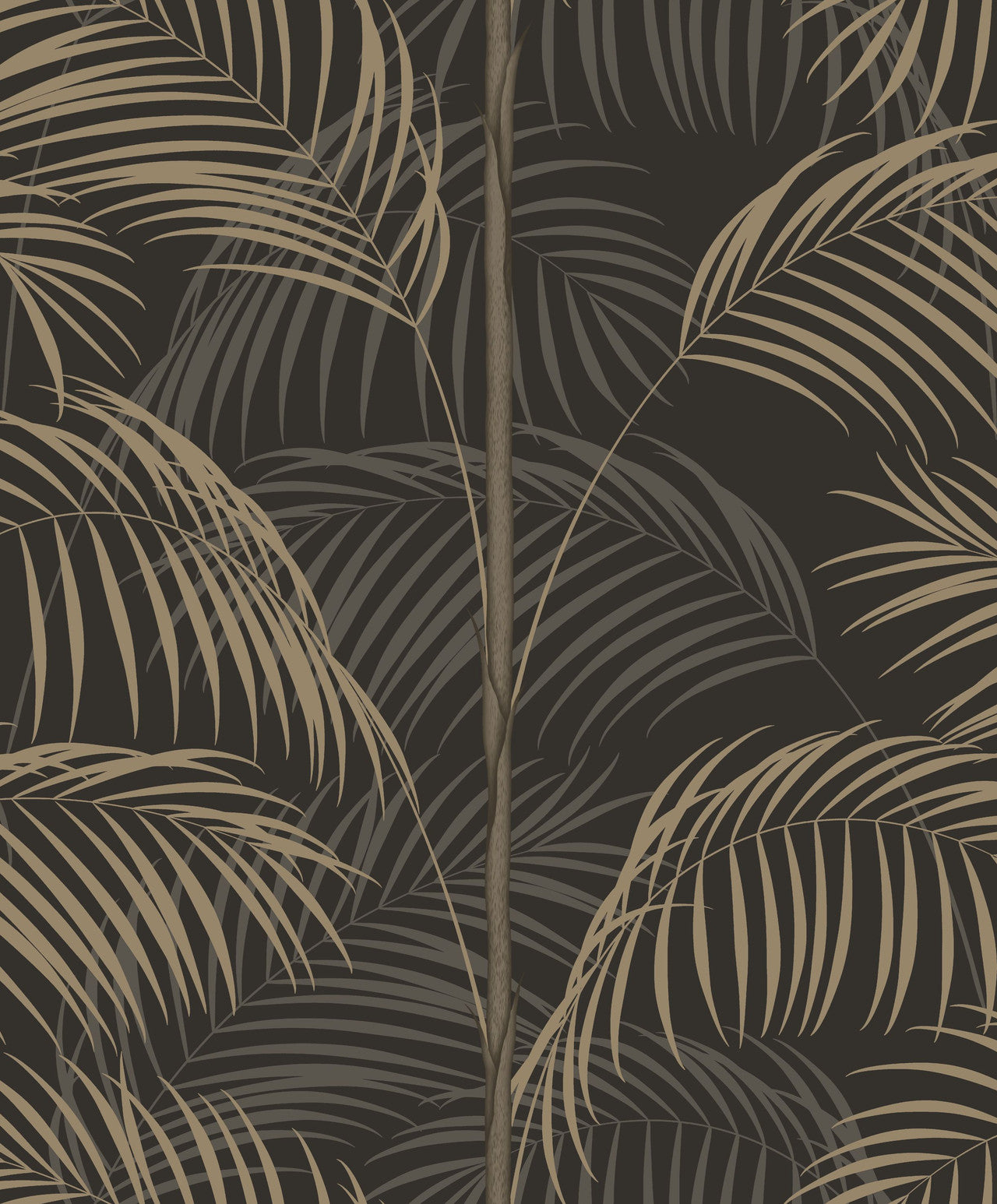 Le Tout Paris Wallpaper - Charcoal Champagne