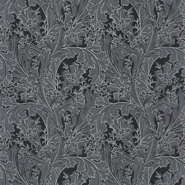 Sample - Elizabeth Wallpaper - Shades of Ebony