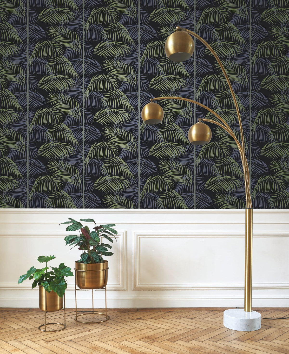 Sample - Le Tout Paris Wallpaper - Blue Green