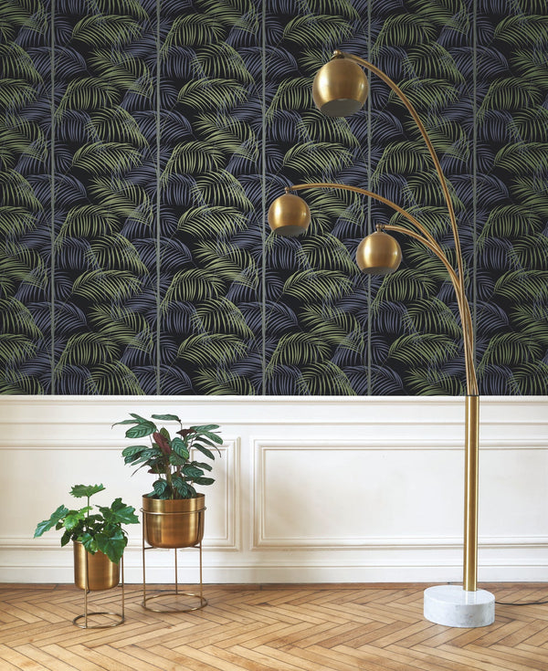 Sample - Le Tout Paris Wallpaper - Blue Green