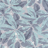 Greenery Vinyl Leaf Wallpaper - Light Blue