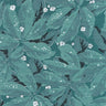 Greenery Vinyl Leaf Wallpaper - Teal