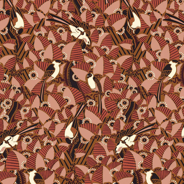 Sample - Majolliques Wallpaper - Rouge