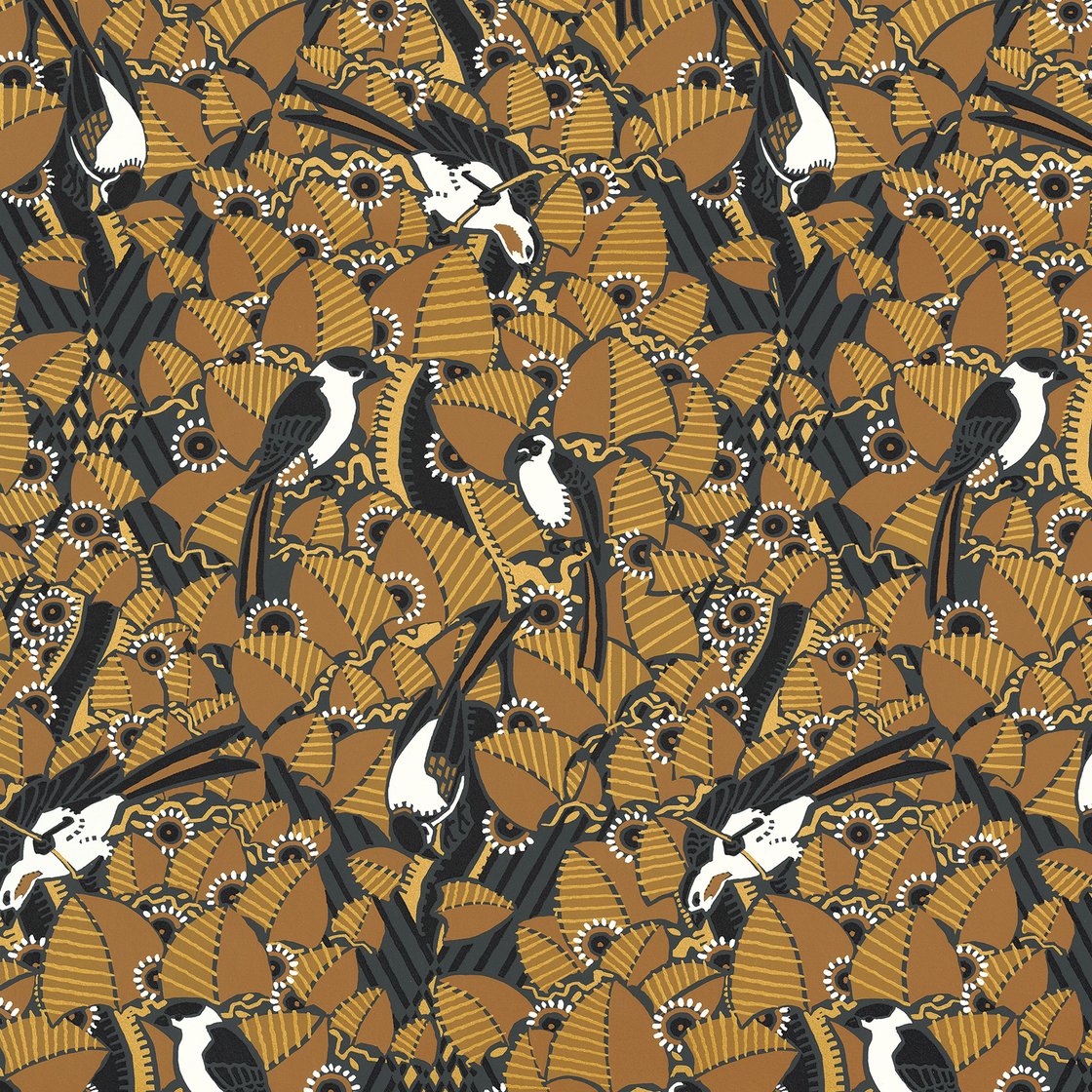 Majolliques Wallpaper - Earthy Tones