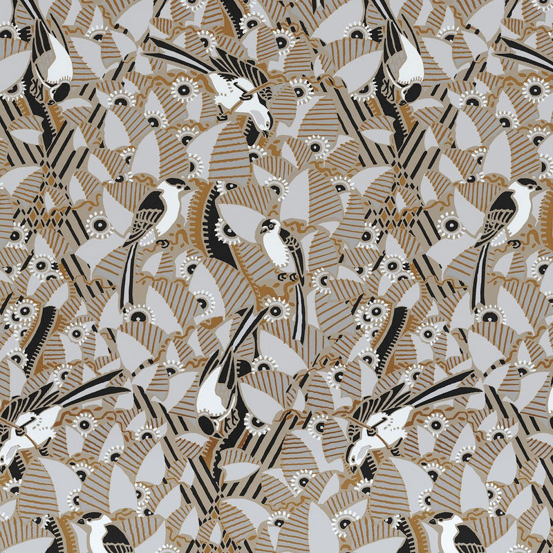 Sample - Majolliques Wallpaper - Grey Day