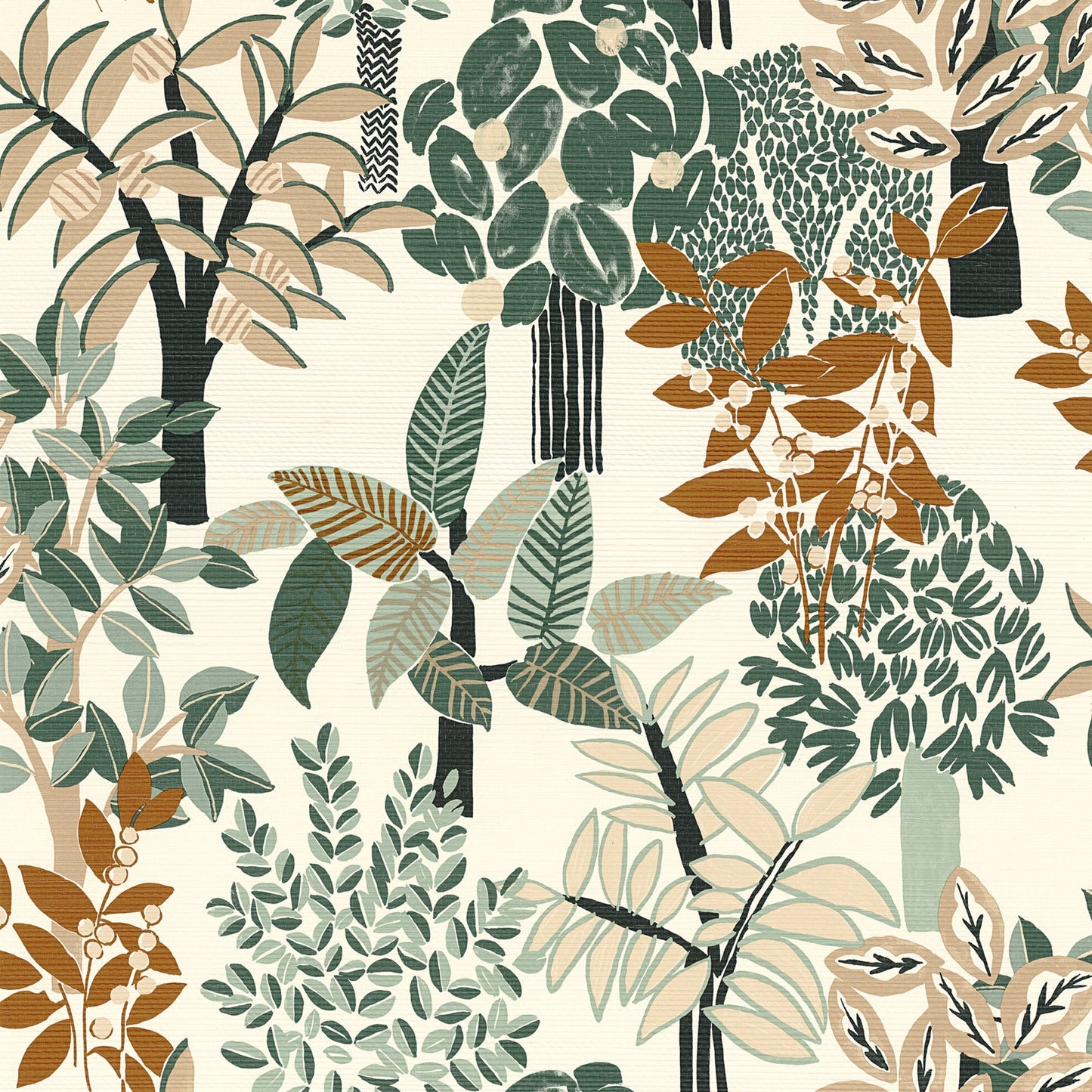 Sample - Peradeniya Garden Wallpaper - Green