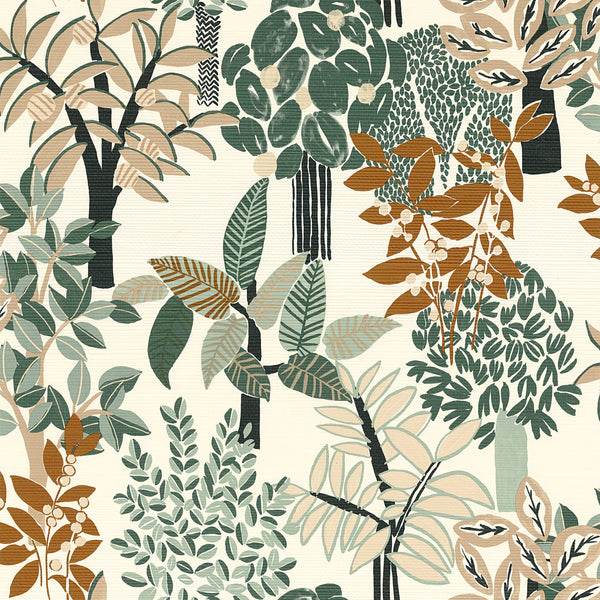 Sample - Peradeniya Garden Wallpaper - Green
