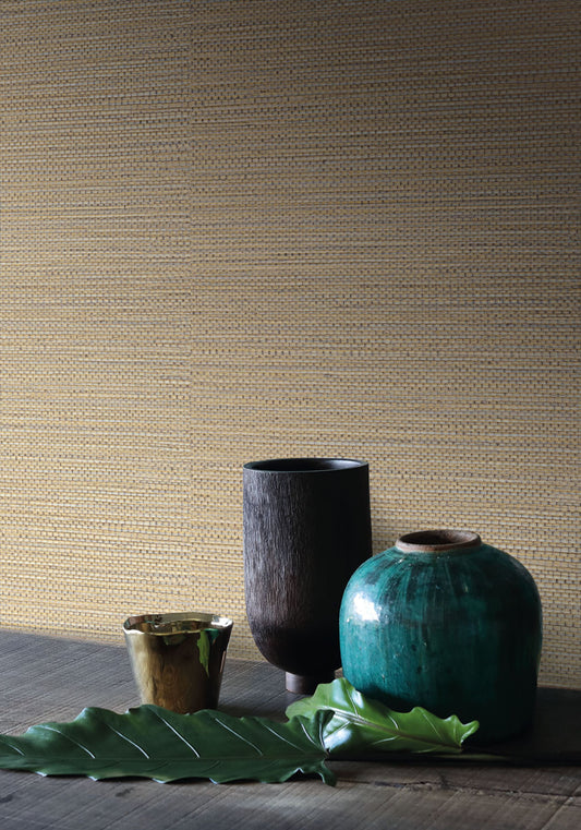Zostera Seagrass Wallpaper - Almond