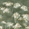 Selva Wallpanel Mural Wallpaper - Green/Silver