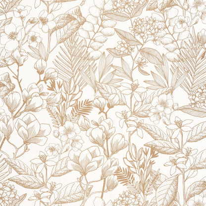 May Flower Power Wallpaper - Nude - Discontinuing