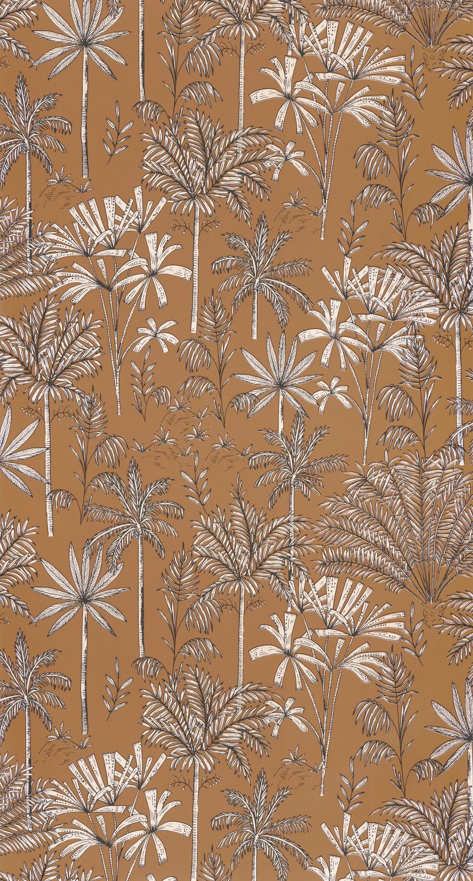 Jardin De Marrakech Wallpaper - Ochre - Discontinuing