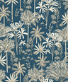 Jardin De Marrakech Wallpaper - Blue - Discontinuing