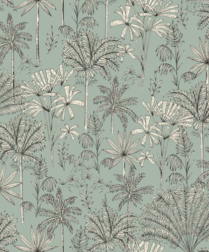 Jardin De Marrakech Wallpaper - Green - Discontinuing