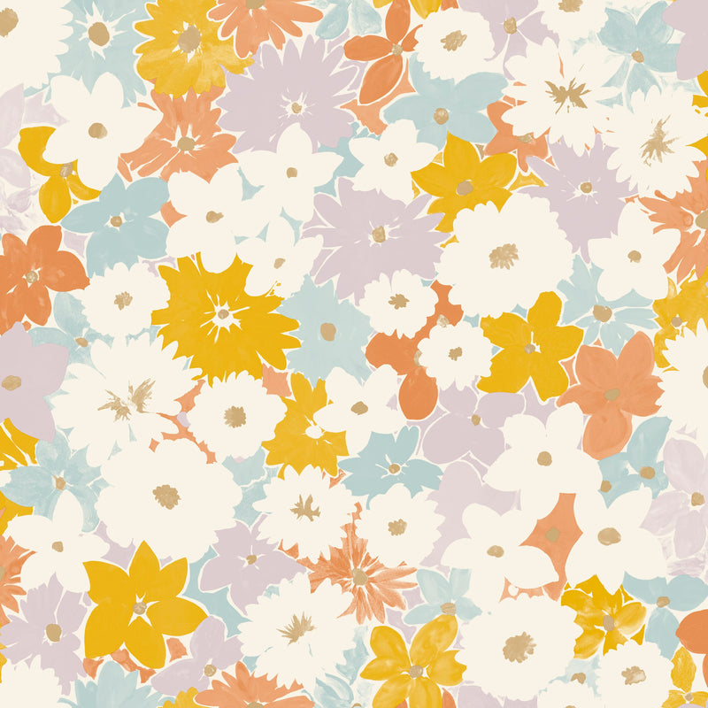 Sample - Flora Power Wallpaper - Multi