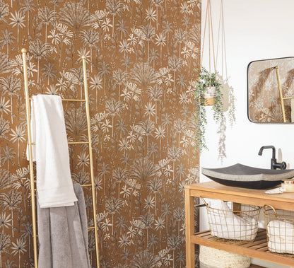 Jardin De Marrakech Wallpaper - Ochre - Discontinuing