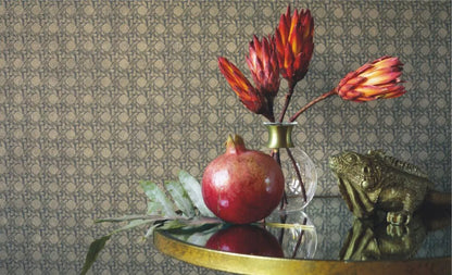 Cuba Paja - Vinyl Wallpaper - Vert Khaki - Last 5 Rolls
