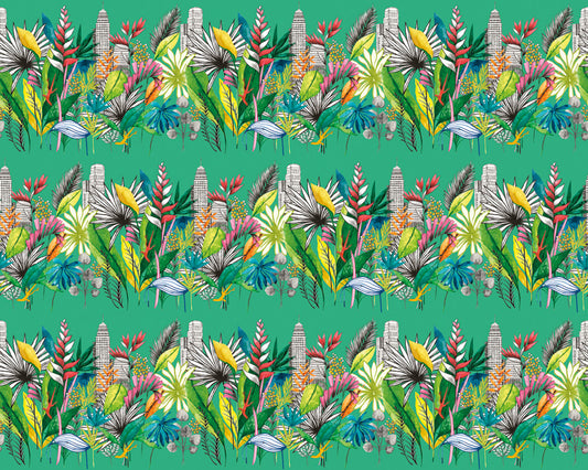 Urban Tropic Wallpaper - Emerald