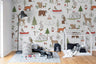 Camping Trip - Multi - Custom Sized Mural Wallpaper (per m2)