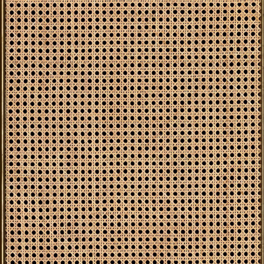 Natural Cane Webbing Wallpaper - Natural