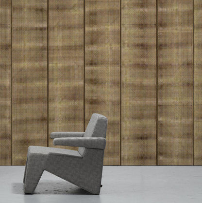 Natural Cane Webbing Wallpaper - Natural