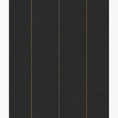Natural Cane Webbing Wallpaper - Black