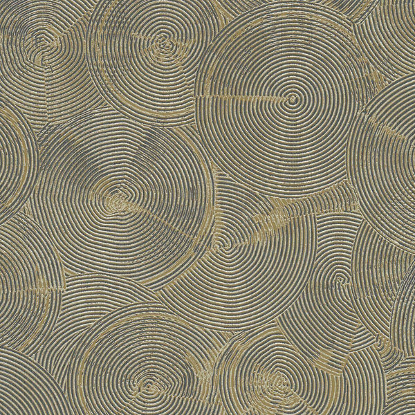 Sample - Capetown Clay Wallpaper - Beige + Metallic Gold