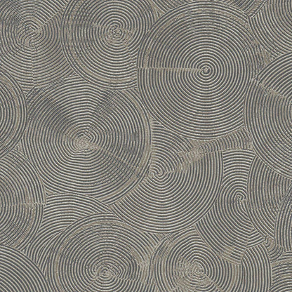 Capetown Clay Wallpaper - Brown, Metallic Black