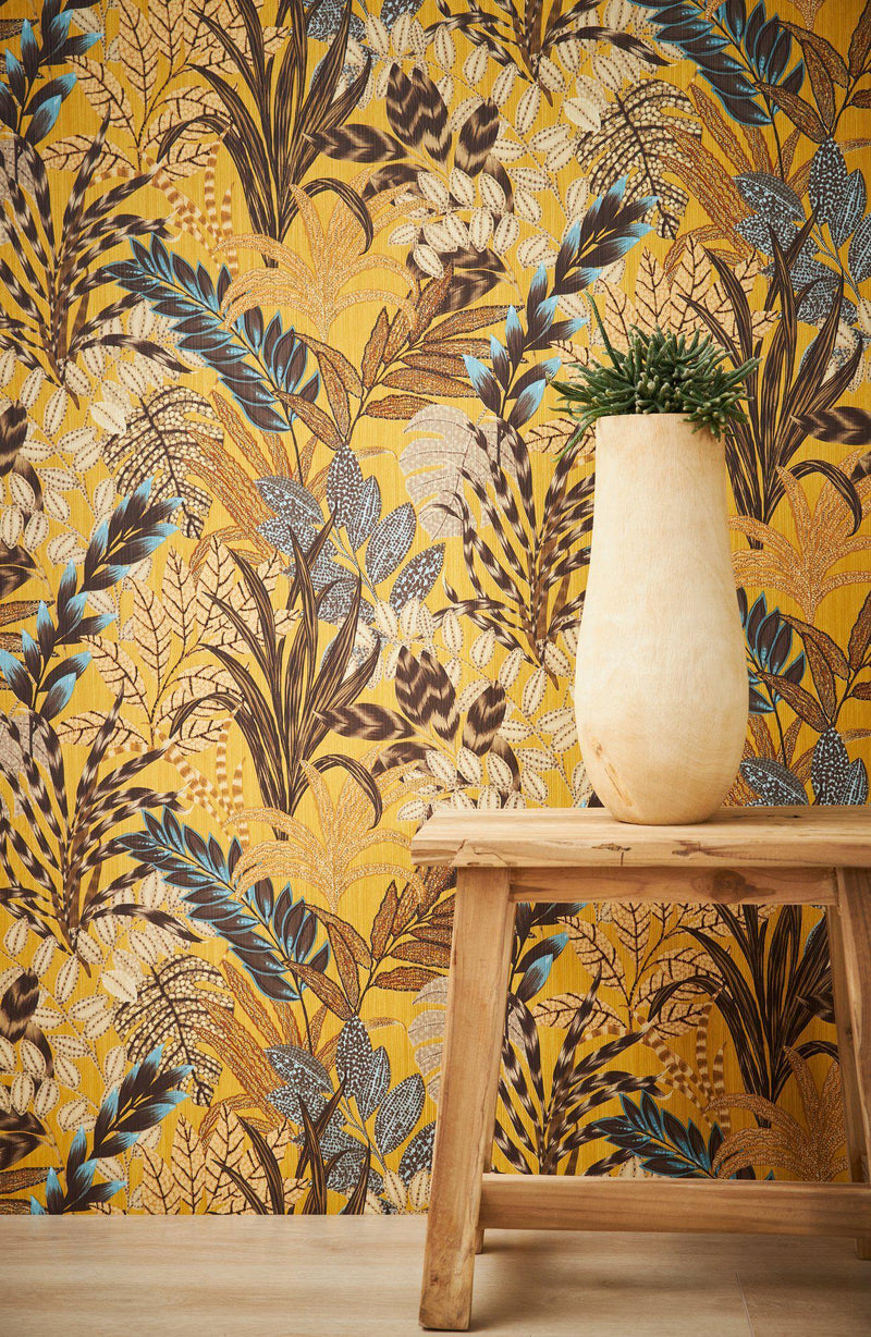 Capetown Jungle Wallpaper - Yellow