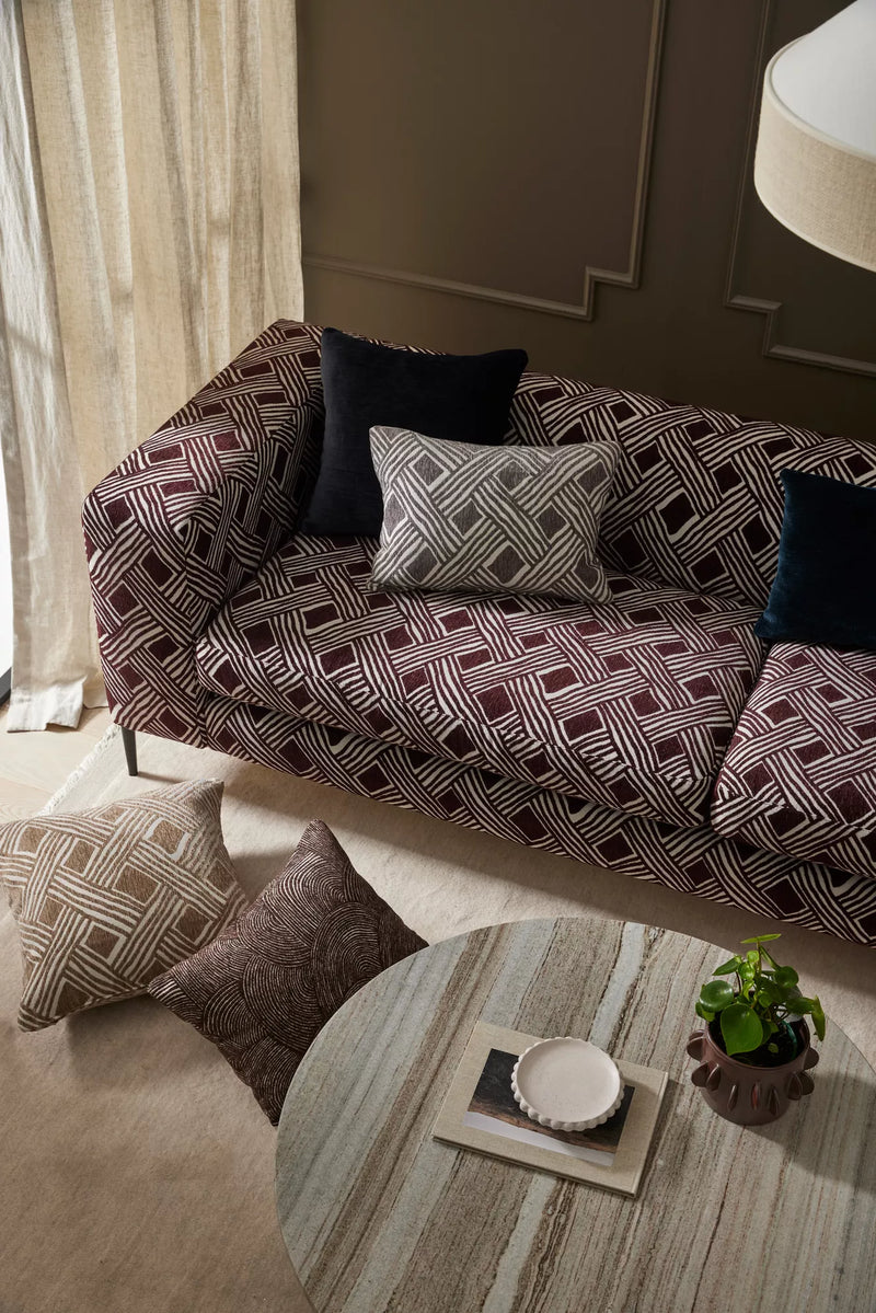 Palacio Upholstery Fabric - Plum