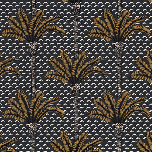 Atlas Wallpaper  (Mirage Collection) - Black